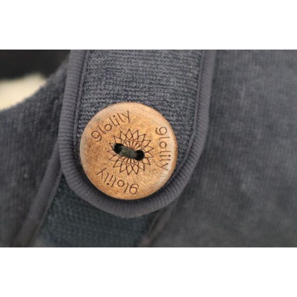 Glolily WMN Sz 10M Navy Kelly Faux Shearling Lined Indoor/Outdoor Comfy Slippers - Picture 7 of 16